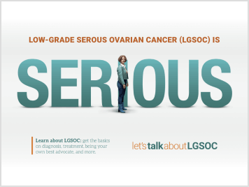 Downloadable patient brochure about LGSOC